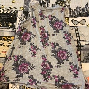Justice floral tank